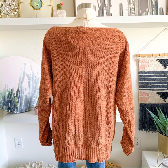 ✨ Final Price- Burnt Orange Oversized Sweater - Picture 2 of 6